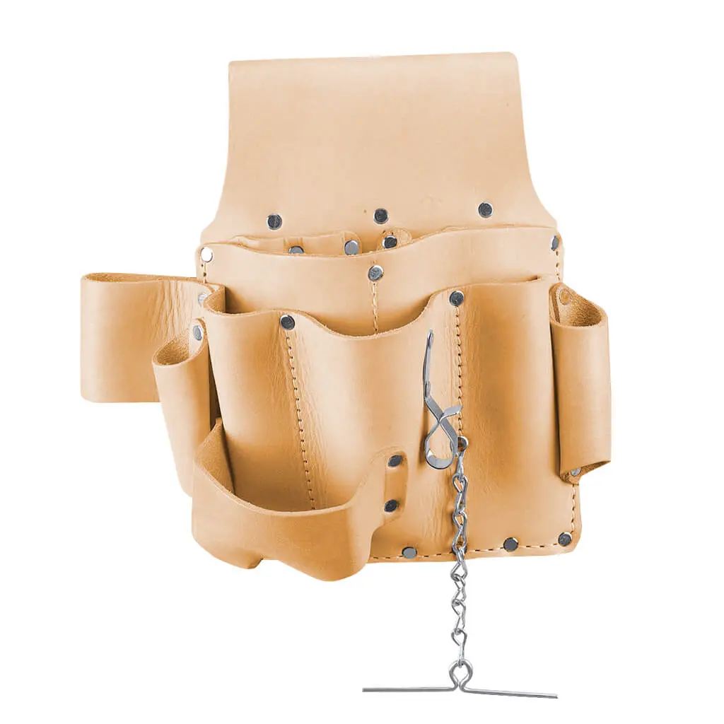 Kuny's El-809 8-Pocket Top Grain Leather Electricians Tool Pouch 1