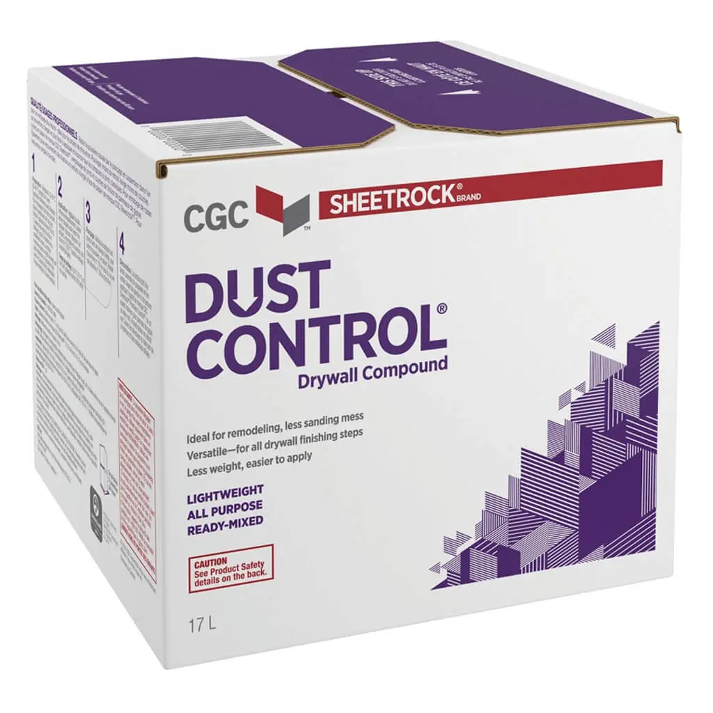 Cgc Sheetrock 17-Litre Dust Control Lightweight All Purpose Ready-Mixed Drywall Compound 1