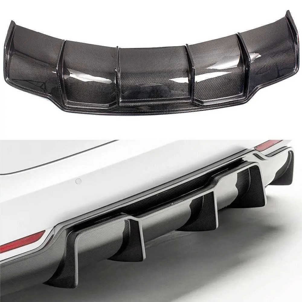 [Real Carbon Fiber] Model 3 Rear Diffuser For Tesla(2017-2023) 1