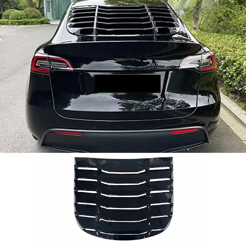 Rear Window Louver For Tesla Model Y 2020-2024- Modified Rear Shutters And Rear Sunshade Decoration 2