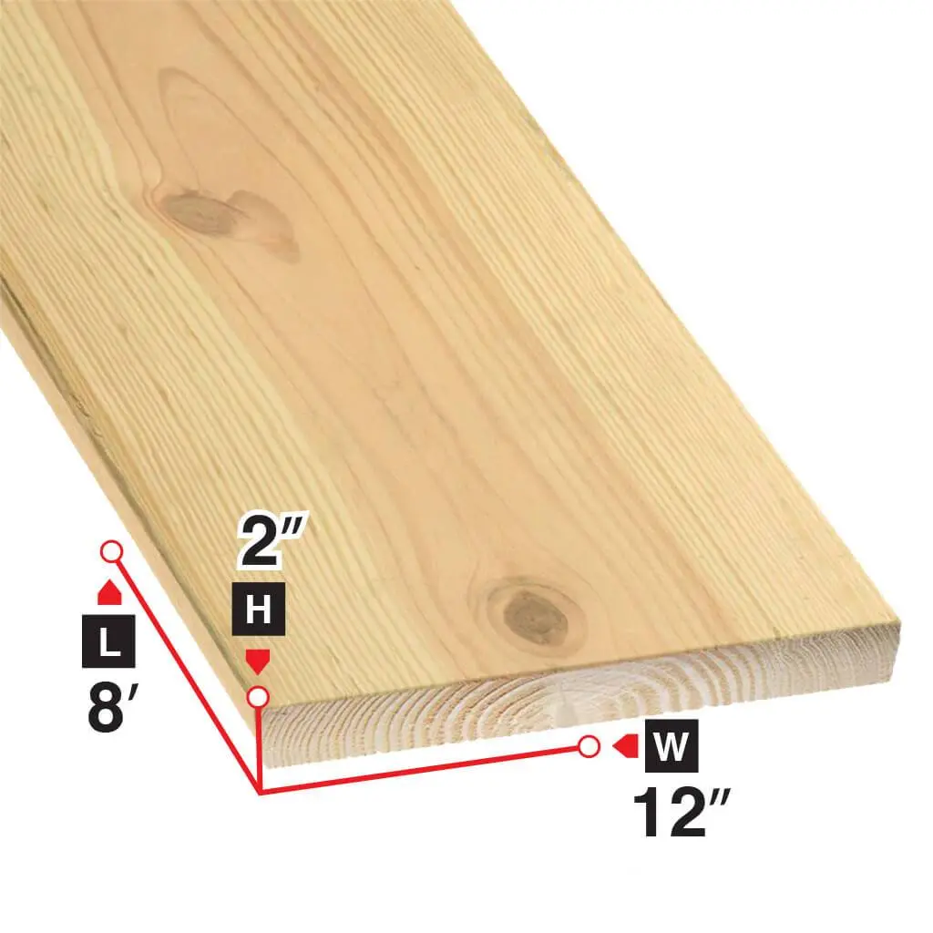 2 In. X 12 In. X 8 Ft. Spruce Lumber 1