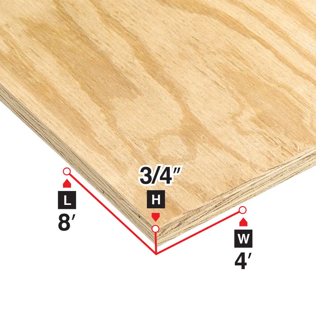 3/4 In. X 4 Ft. X 8 Ft. Standard Spruce Plywood 1