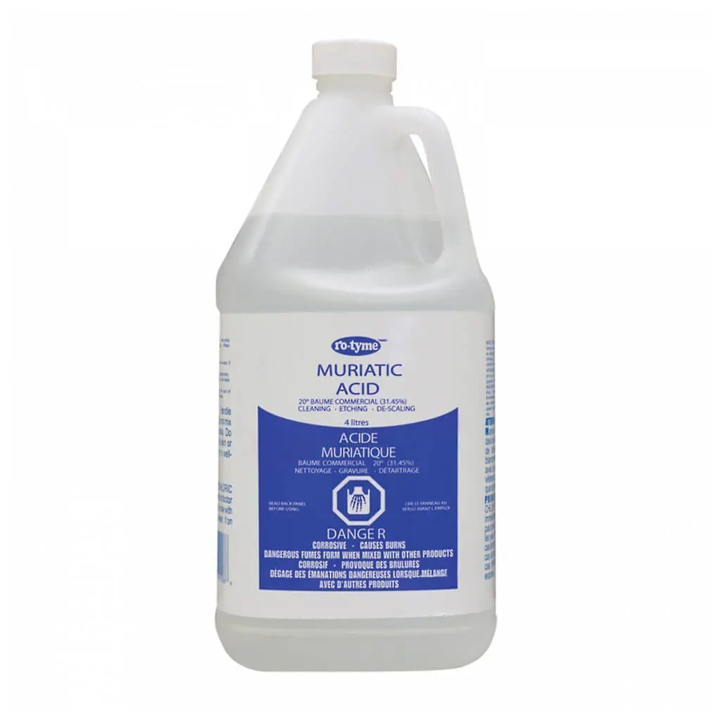Ro-Tyme Haz 84001086 4 L Muriatic Acid 1