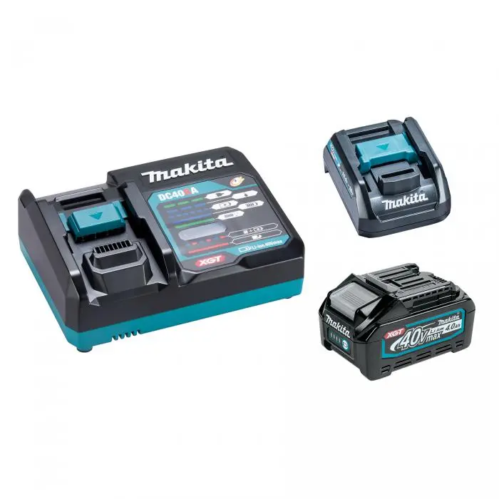 Makita T-04064 40Vmax Xgt 4.0Ah Battery Rapid Charger And Lxt Charging Adapter 1