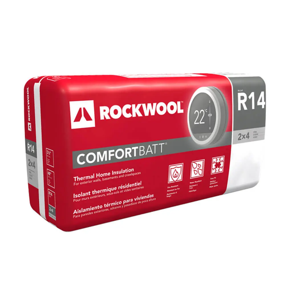 Rockwool Comfortbatt R14 3.5 In. X 16.25 In. X 48 In. Steel Stud Insulation 1