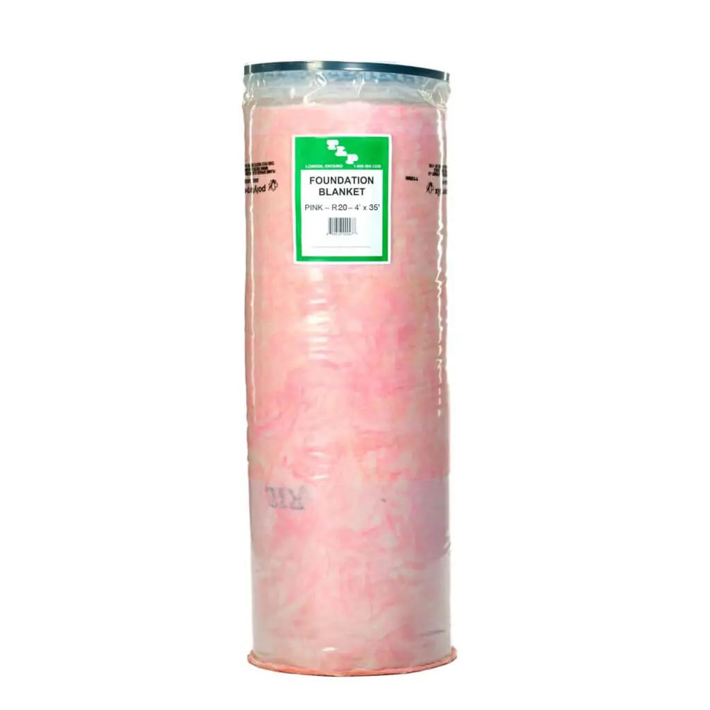 Tlp R20 4 Ft. X 35 Ft. Fibreglass Basement Insulation Foundation Blanket 1