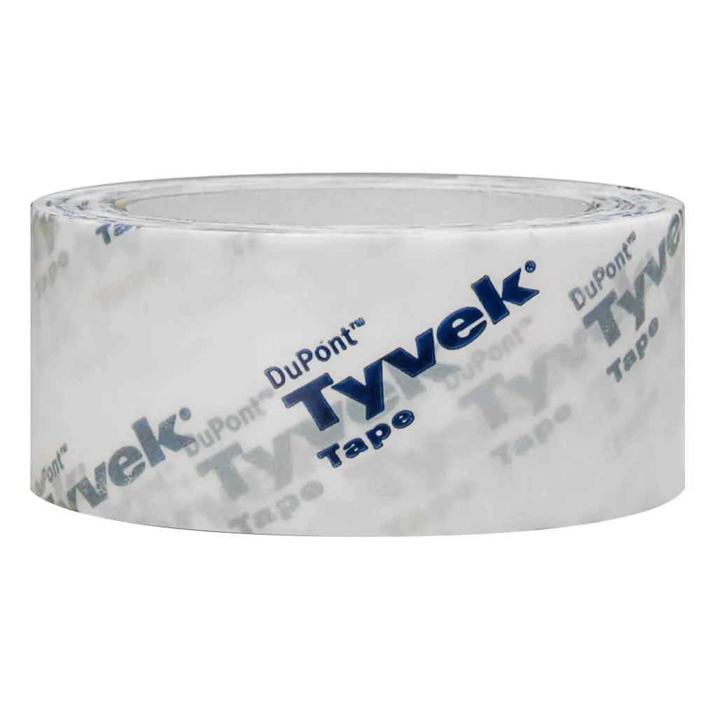 Dupont D1444827 2-1/4 In. 66 M. Tyvek White Air And Vapor Barrier Sheathing Tape 1