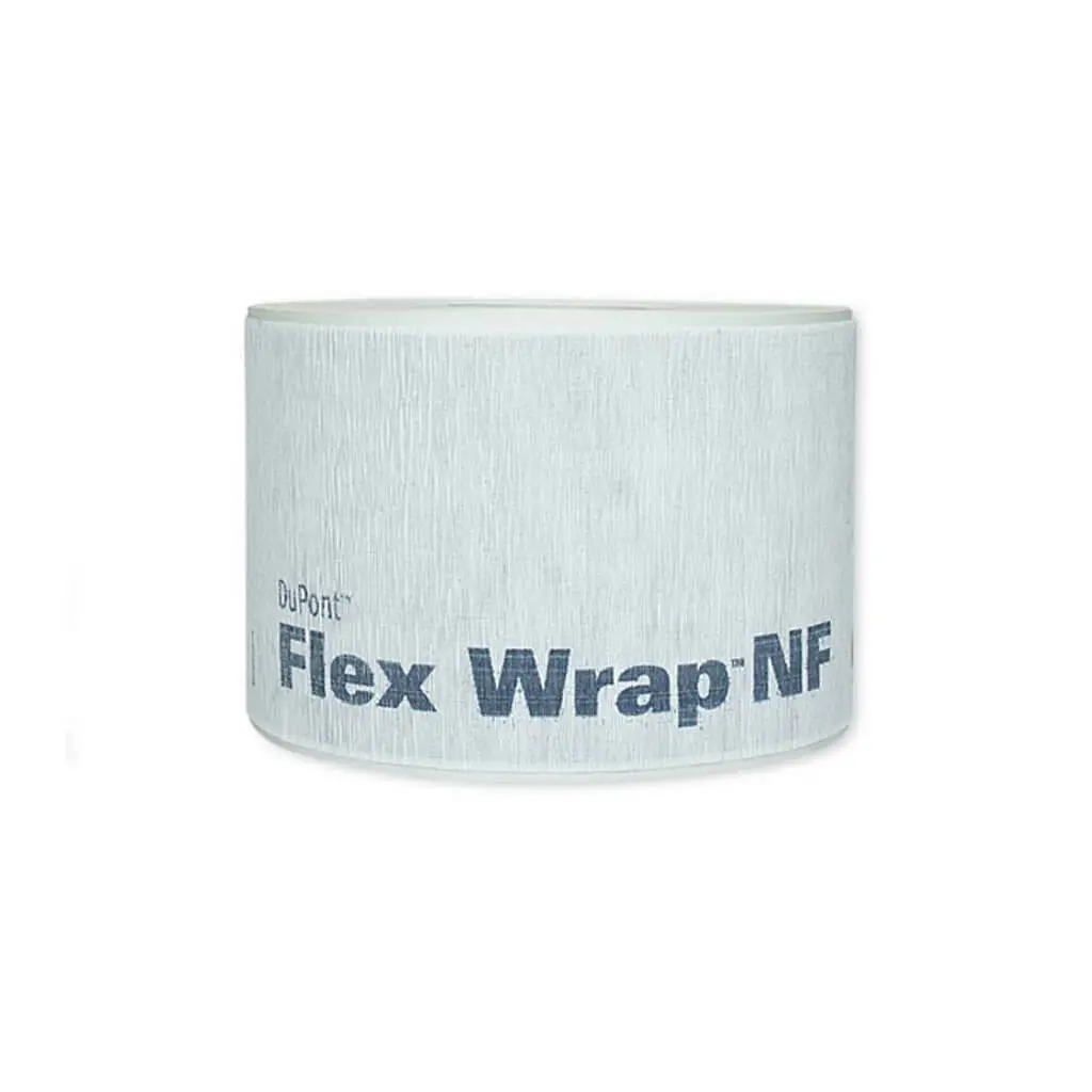 Dupont Tyvek D14062882 6 In. X 75 Ft. Flexwrap Nf Self-Adhesive Extendable Air And Vapor Barrier Membrane Flashing System Tape 1