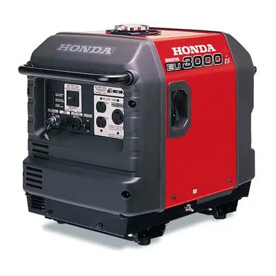 Honda Eu3000is 3300 Watt 4-Stroke Gx200t2 Gas Enclosed Super-Quiet Electric Start Inverter Generator 1
