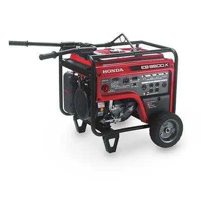 Honda Eb6500x 6500 Watt 4-Stroke Igx390t2 Gas Wheeled Full Frame Generator With Gfci Outlet 1