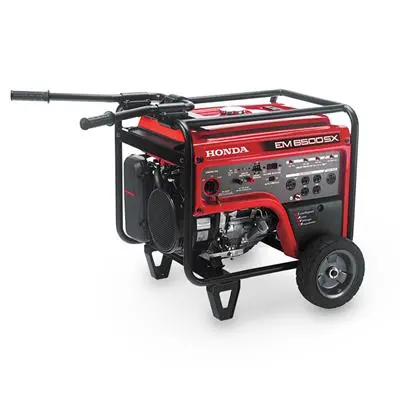 Honda Em65000 6500 Watt 4-Stroke Igx390t2 Gas Wheeled Full Frame Electric Start Generator 1