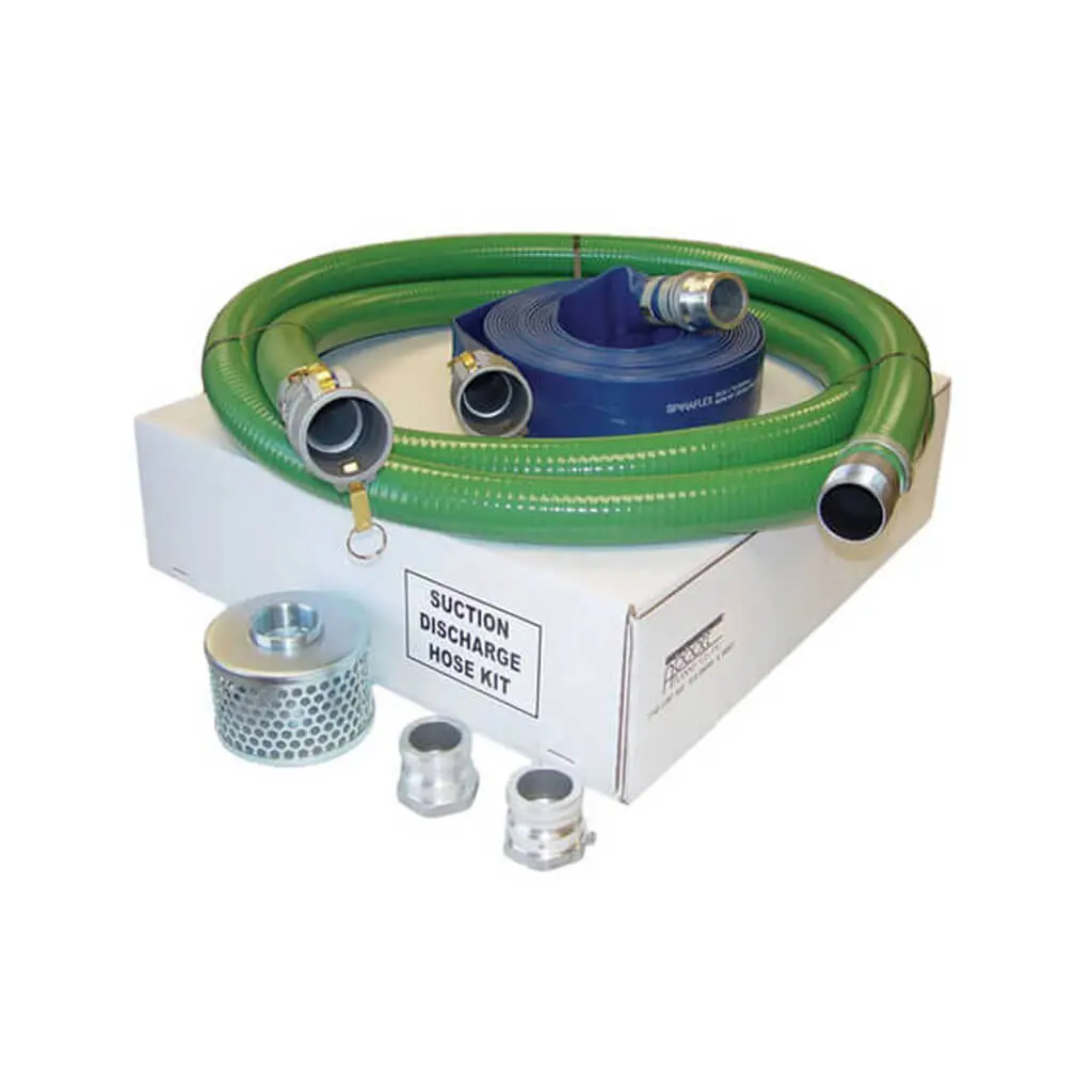 Honda 1-1/2 In. Camlock Suction & Layflat Discharge Water Pump Hose Kit 1