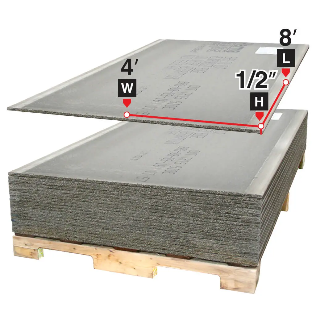 Permabase 1/2 In. X 4 Ft. X 8 Ft. Cement Board 1