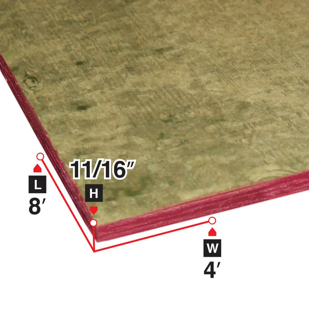 11/16 In. X 4 Ft. X 8 Ft. Ultraform 7 Layer Concrete Formply Plywood 1