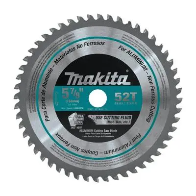 Makita A-96126 5-7/8 In. X 52-Tooth Aluminum Cutting Carbide Tipped Saw Blade 1