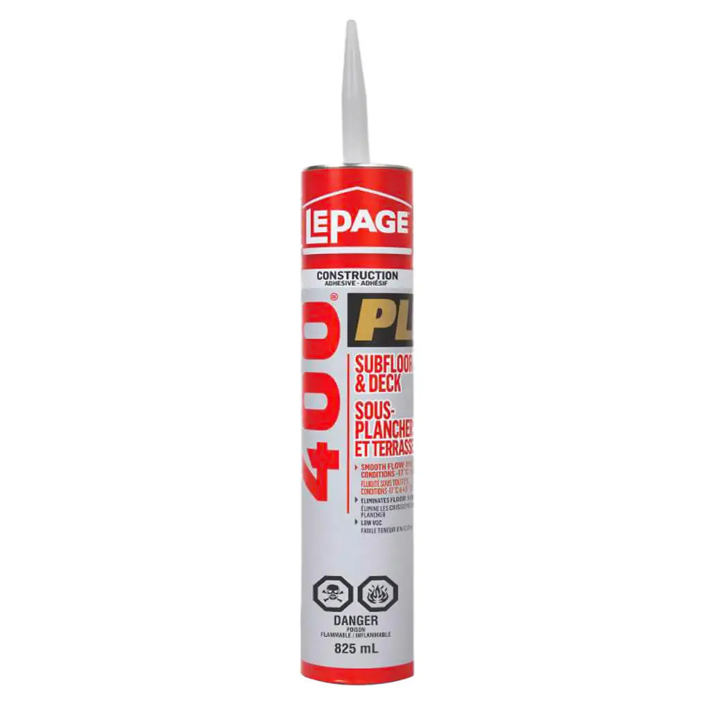 Lepage 1601357 825Ml Pl 400 Heavy Duty Subfloor And Deck Adhesive 1