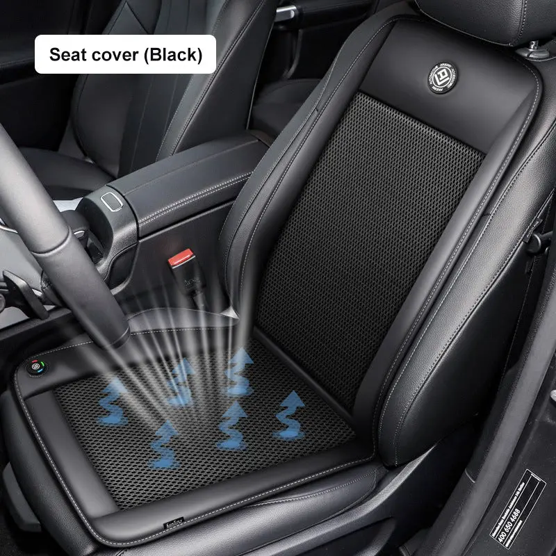 12V Automotive Cooling Seat Pad Breathable Chair Cushions Car Seat Cover 1