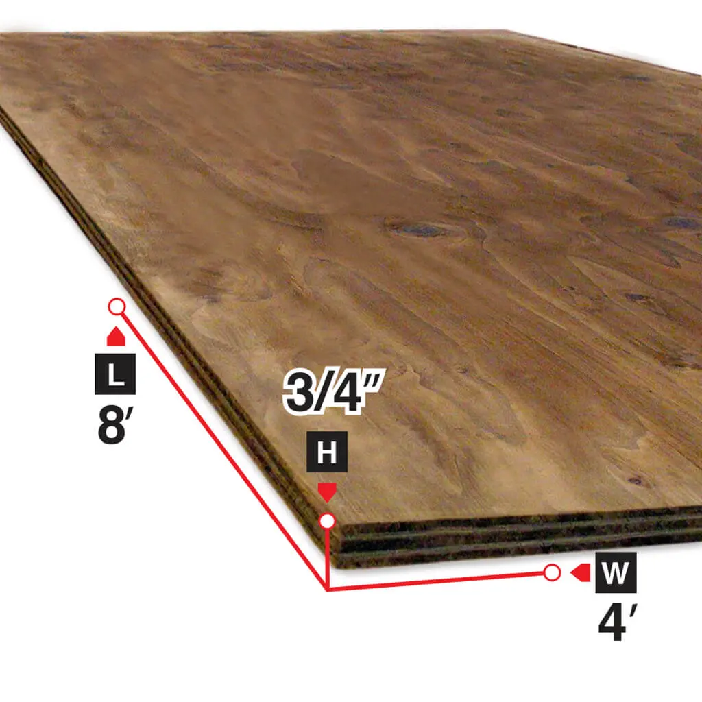 3/4 In. X 4 Ft. X 8 Ft. Sienna Brown Pressure Treated Plywood 1