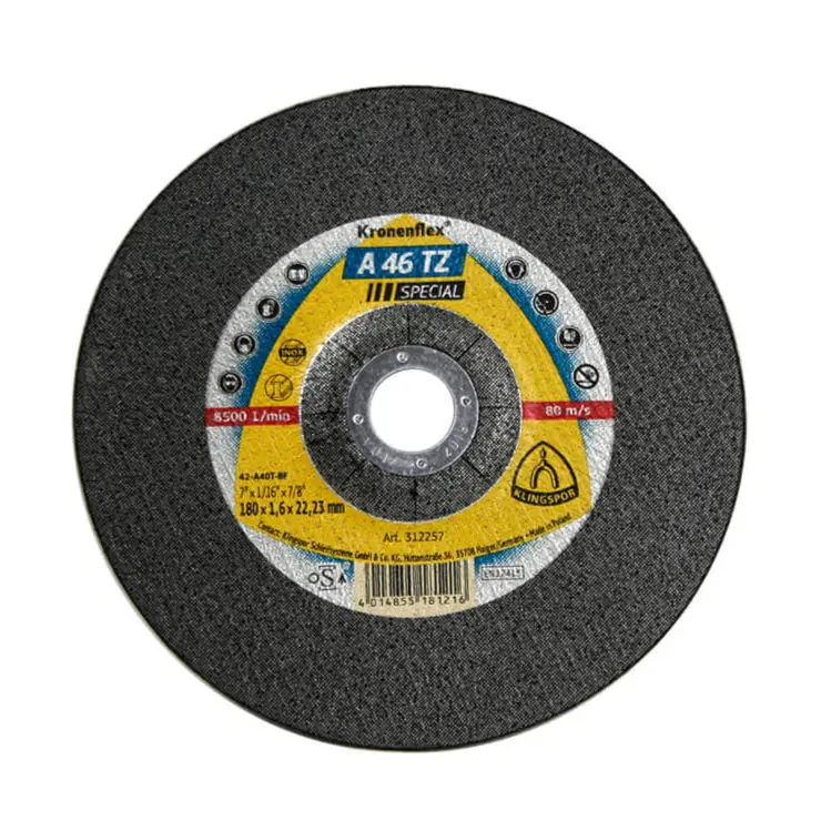 Klingspor 264297 A 60 N Supra 4-1/2 In. X 3/64 In. X 7/8 In. Kronenflex Flat Cut-Off Wheel For Aluminum 1