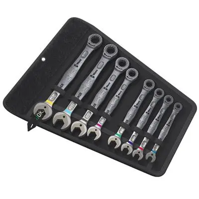 Wera 05020012001 8-Piece Joker Imperial Ratcheting Combination Wrench Set 1