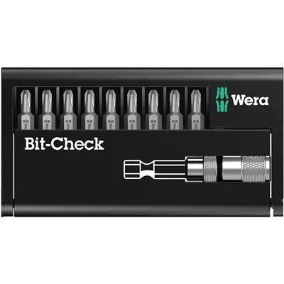 Wera 05136011001 Bit-Check Drywall Construction Bit Set (10-Piece) 1