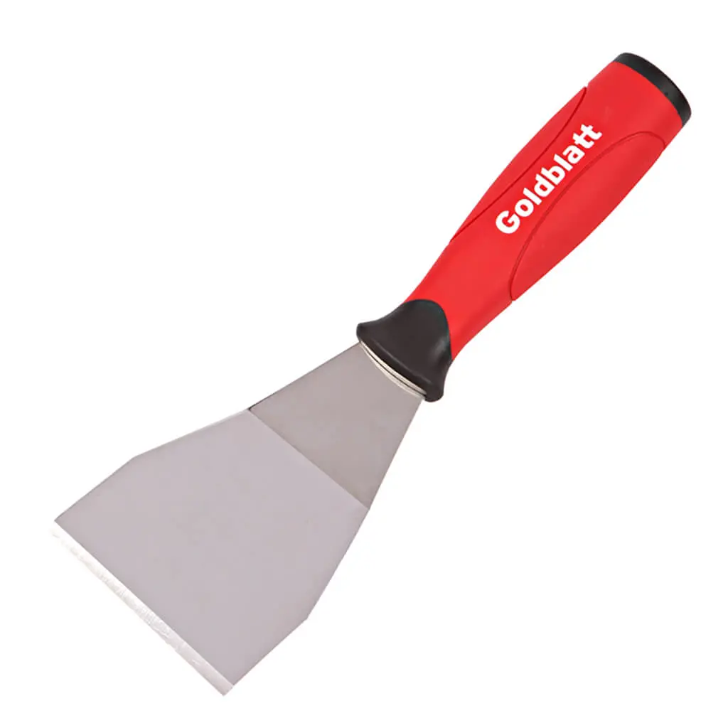 Goldblatt 3 In. Extra-Large Stainless Steel Angled Bent Scraper 1