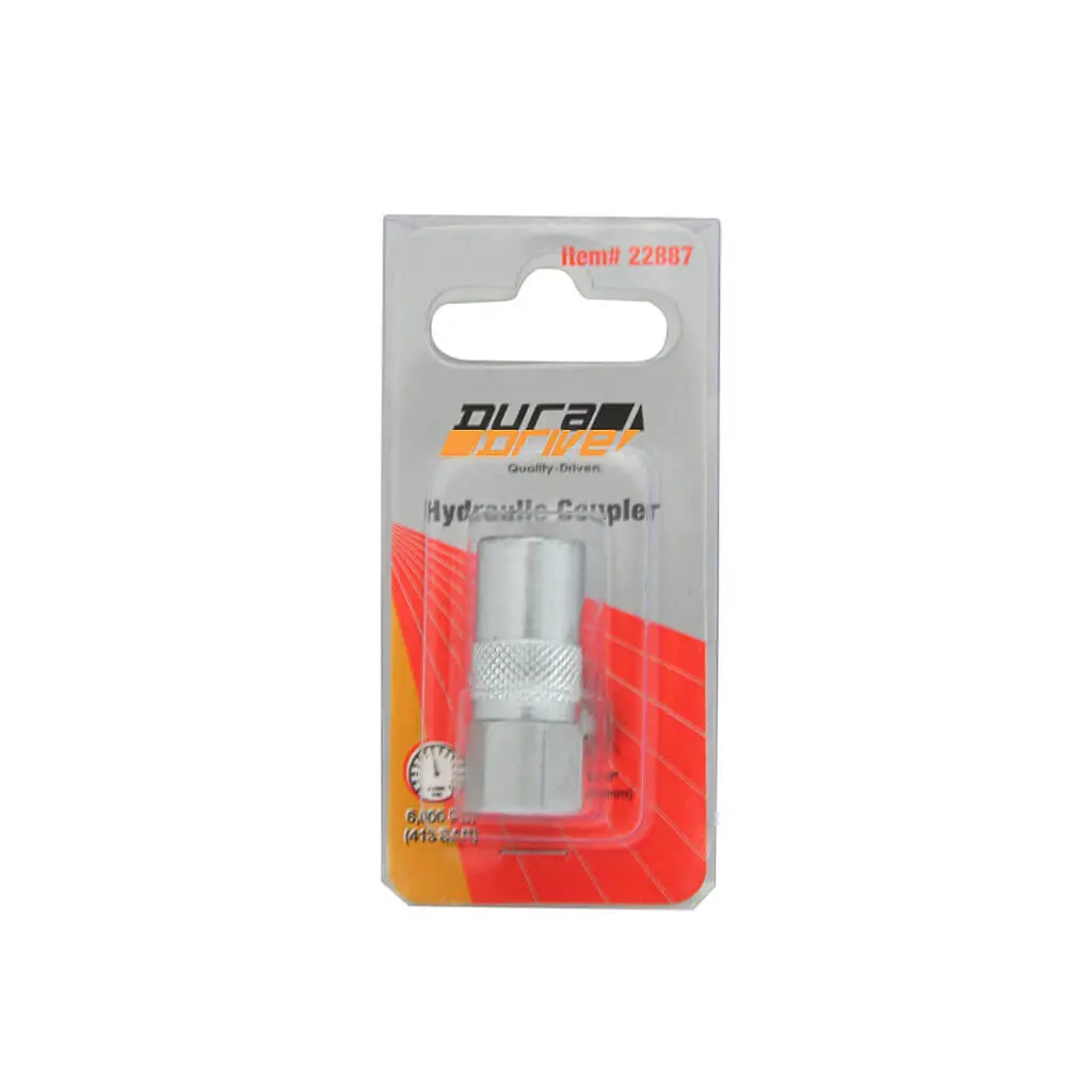 Duradrive 4-Jaw Construction Hydraulic Grease Gun Coupler 1