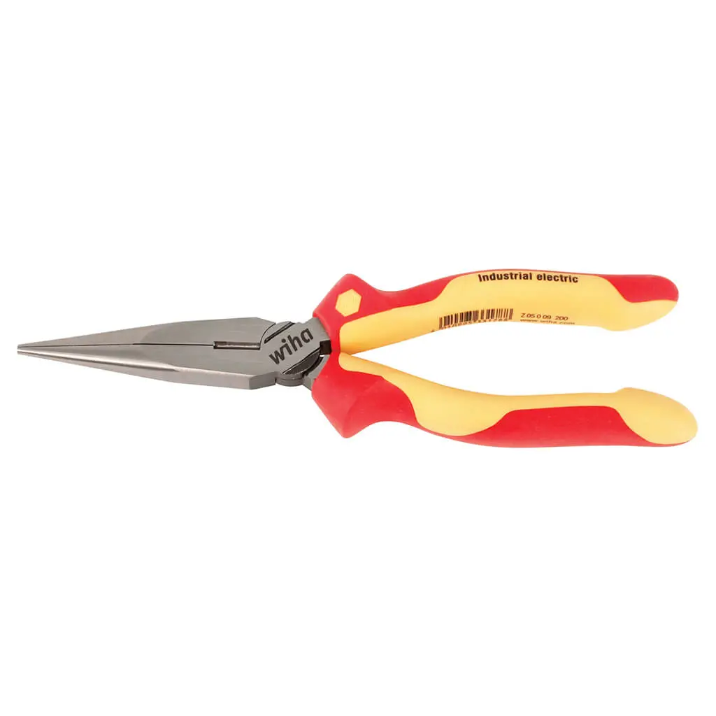 Wiha 32923 8 In. Insulated Long Nose Pliers 1