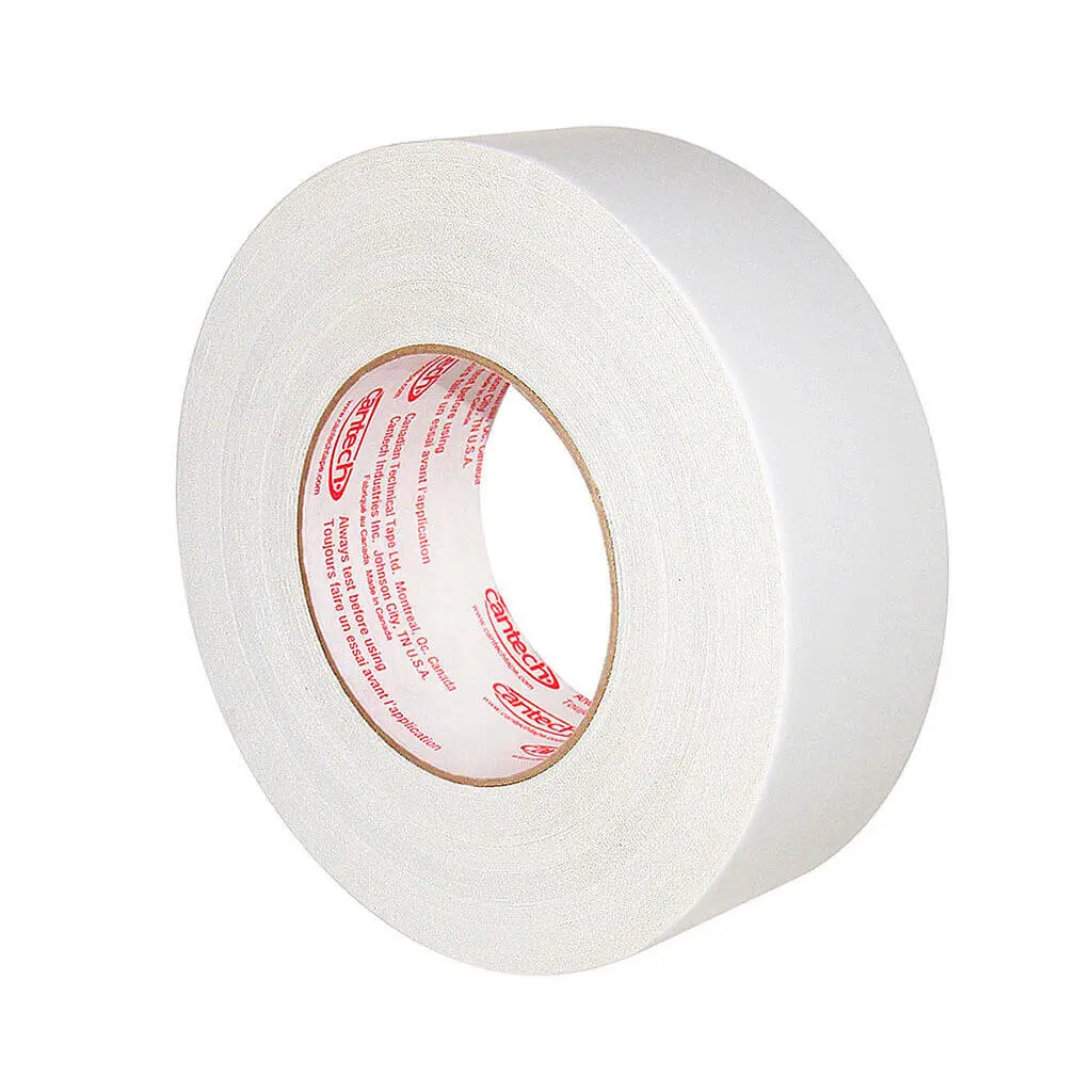 Cantech 2 In. X 33 M. White Double-Sided Cloth Tape 1