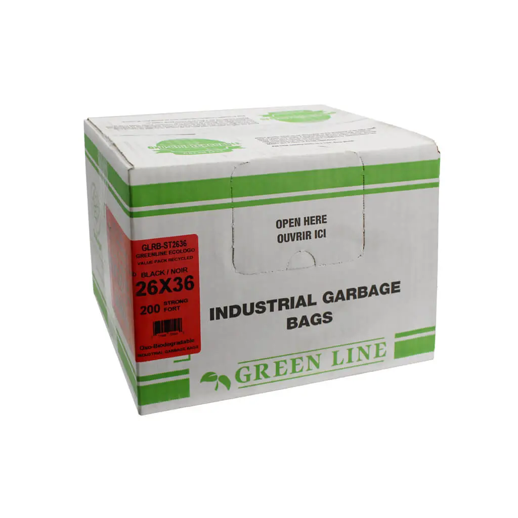 26 In. X 36 In. Black Garbage Bag (200-Pack) 1