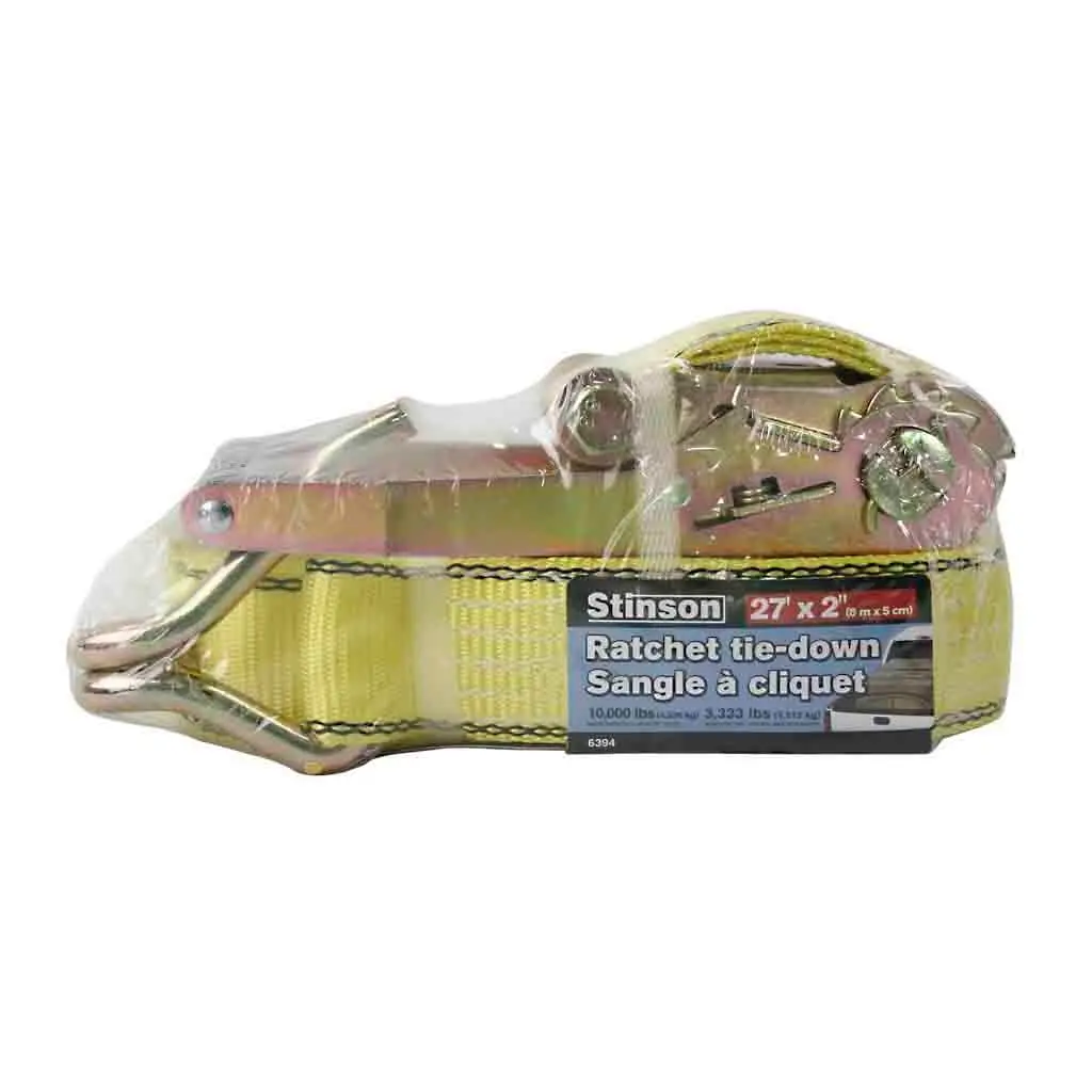 Stinson 27 Ft. X 2 In. Ratchet Tie-Down 1