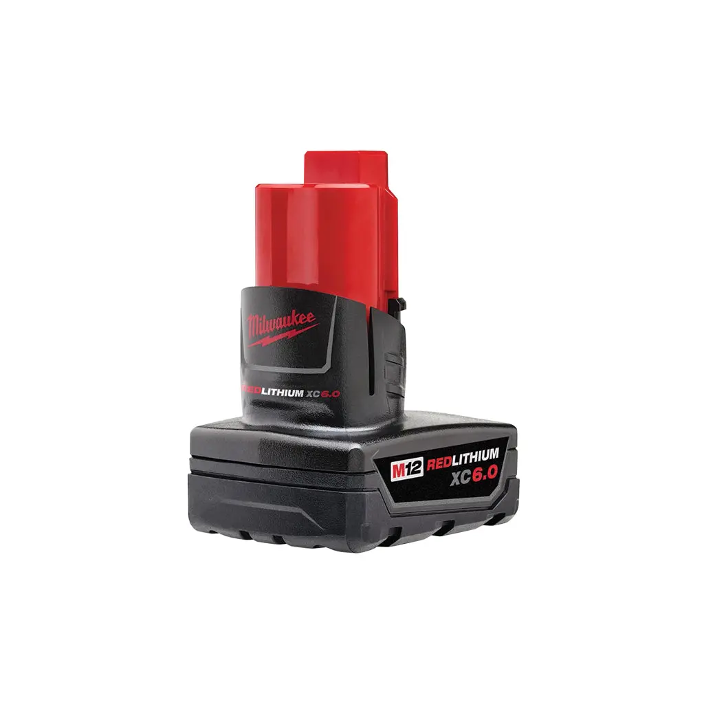 Milwaukee 48-11-2460 12-Volt 6.0-Ah M12 Redlithium Extended Capacity Lithium-Ion Battery 1