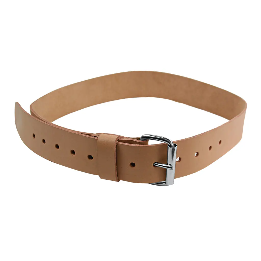 Bossa 2-In. Beige Top Grain Leather Work Belt 1