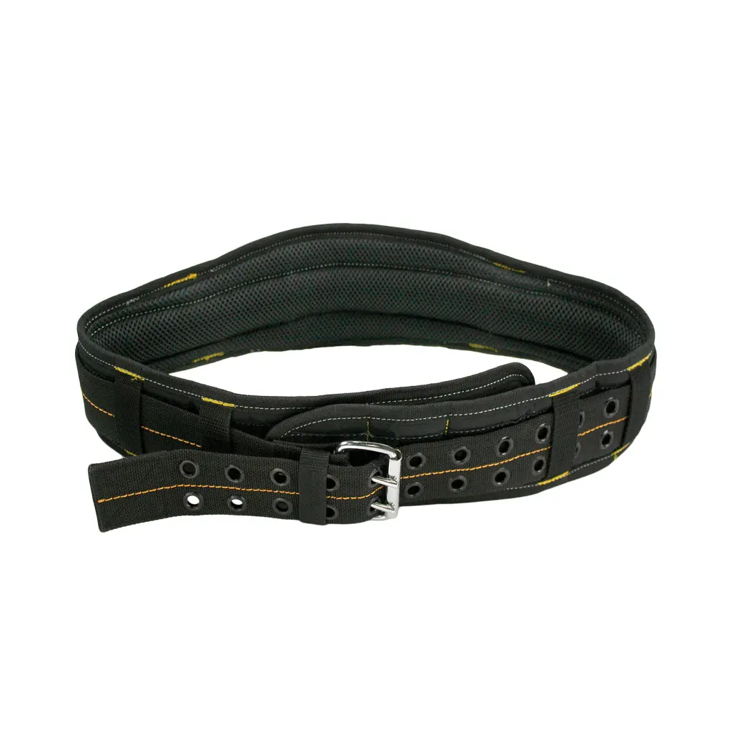 Bossa 3-In. Black 2-Prong Padded Work Belt With 5 In. Back Support 1