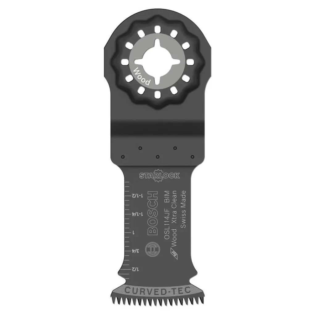 Bosch Osl114jf 1-1/4 In. Starlock Xtra-Clean Bi-Metal Wood Plunge Cut Oscillating Multi-Tool Saw Blade 1