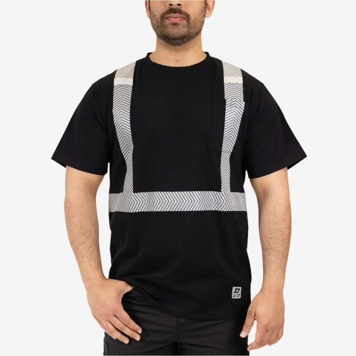 Duradrive Cotton Safety Shirt With Printed Reflective Tape 1