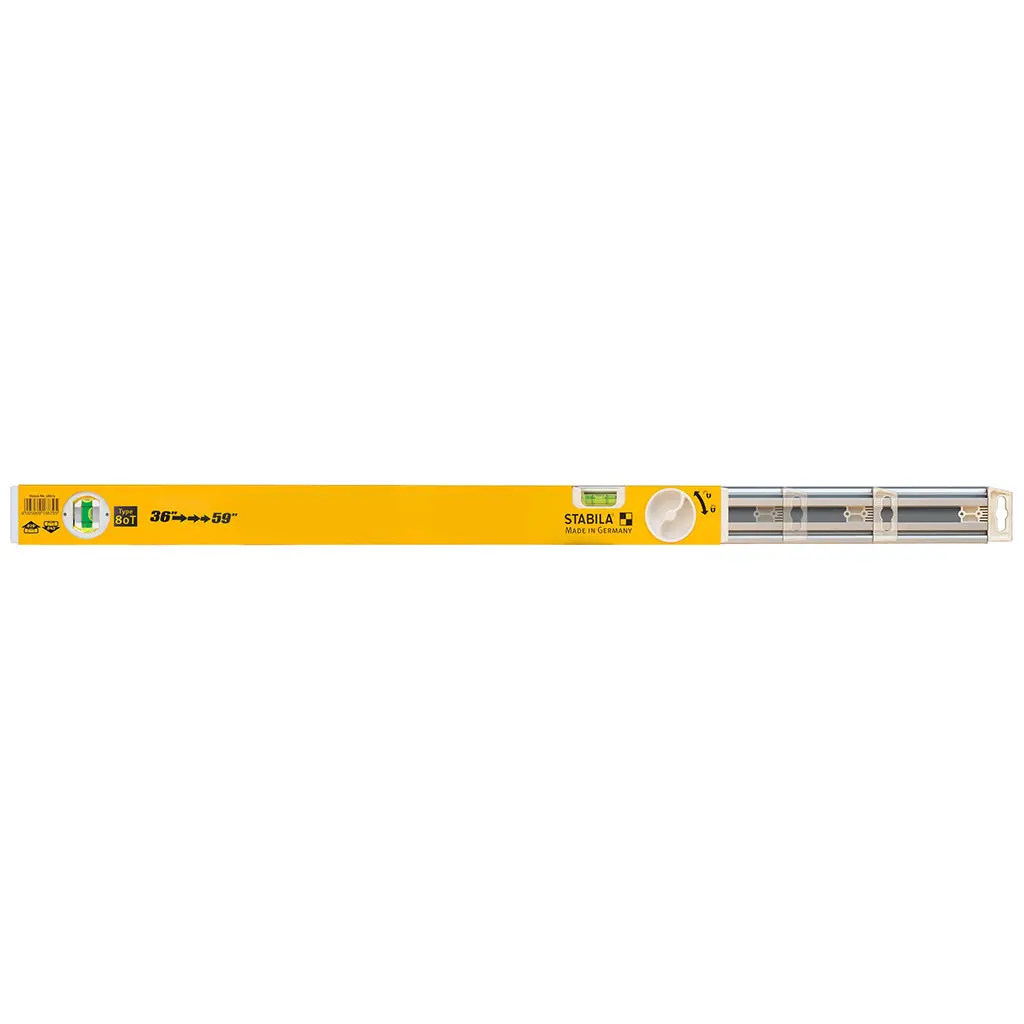 Stabila 29459 36 In. - 59 In. Type 80T Extendable Level 1