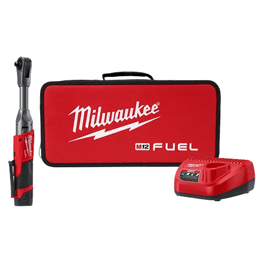 Milwaukee 2560-21 M12 Fuel 3/8 In. Extended Reach Ratchet Kit 1