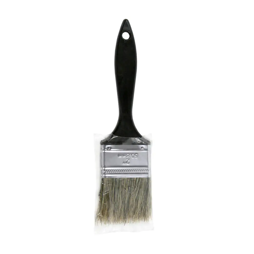 Crown Meakins 010120G 2 In. Economy Grey Bristle Straight Paint Brush 1