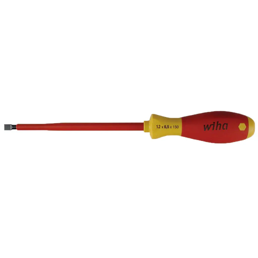 Wiha 92024 6.5Mm X 150Mm (1/4 In.) Insulated Slotted Drive Screwdriver 1
