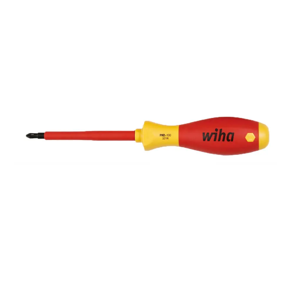 Wiha 92035 #2 X 100Mm Insulated Phillips Screwdriver 1