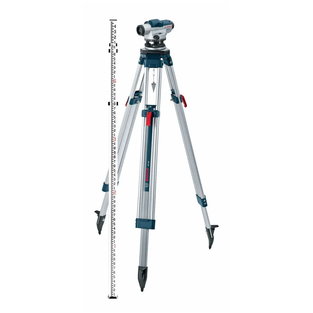 Bosch Gol32ck 400 Ft. Automatic Optical Level With Tripod (6-Piece) 1