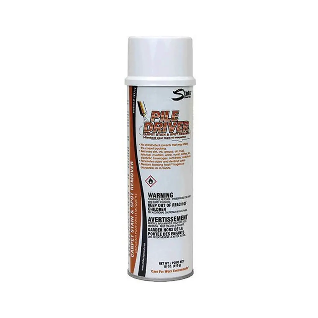 Pile Driver 121714 18 Oz. Carpet Stain And Spot Pre-Treatment & Remover Aerosol Spray Can 1