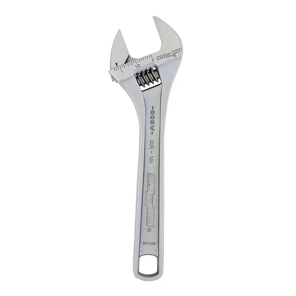 Channellock 808W 8 In. Wide Adjustable Wrench 1