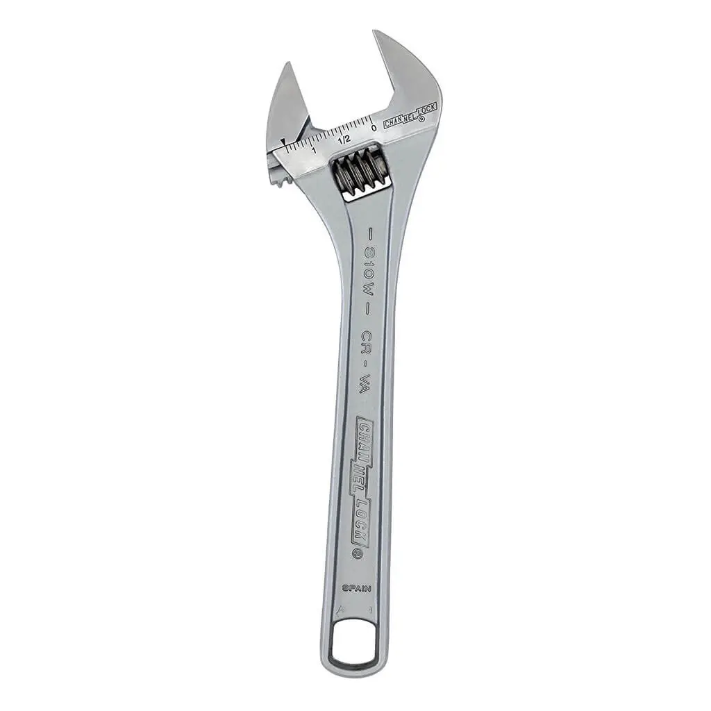 Channellock 810W 10 In. Wide Adjustable Wrench 1