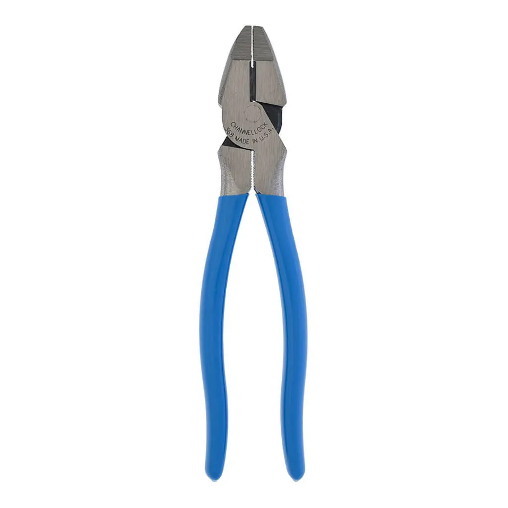 Channellock 368 8-1/2 In. Xlt Round Nose Linemen Pliers 1