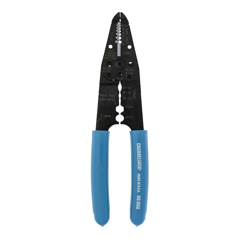 Channellock 908 8 In. Wire Stripper 1