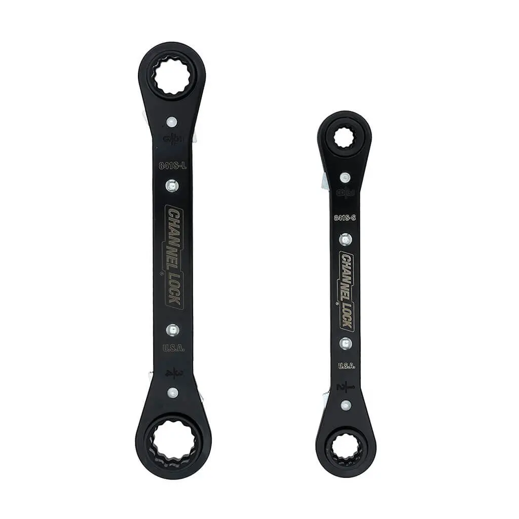 Channellock 841S Imperial Ratcheting Combination Wrench Set (2-Pieces) 1