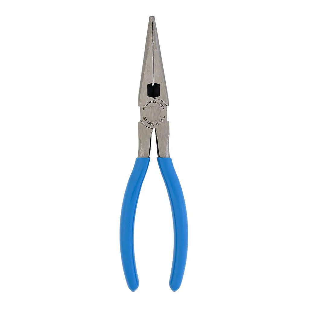 Channellock 317 8 In. Long Nose Pliers With Cutter 1