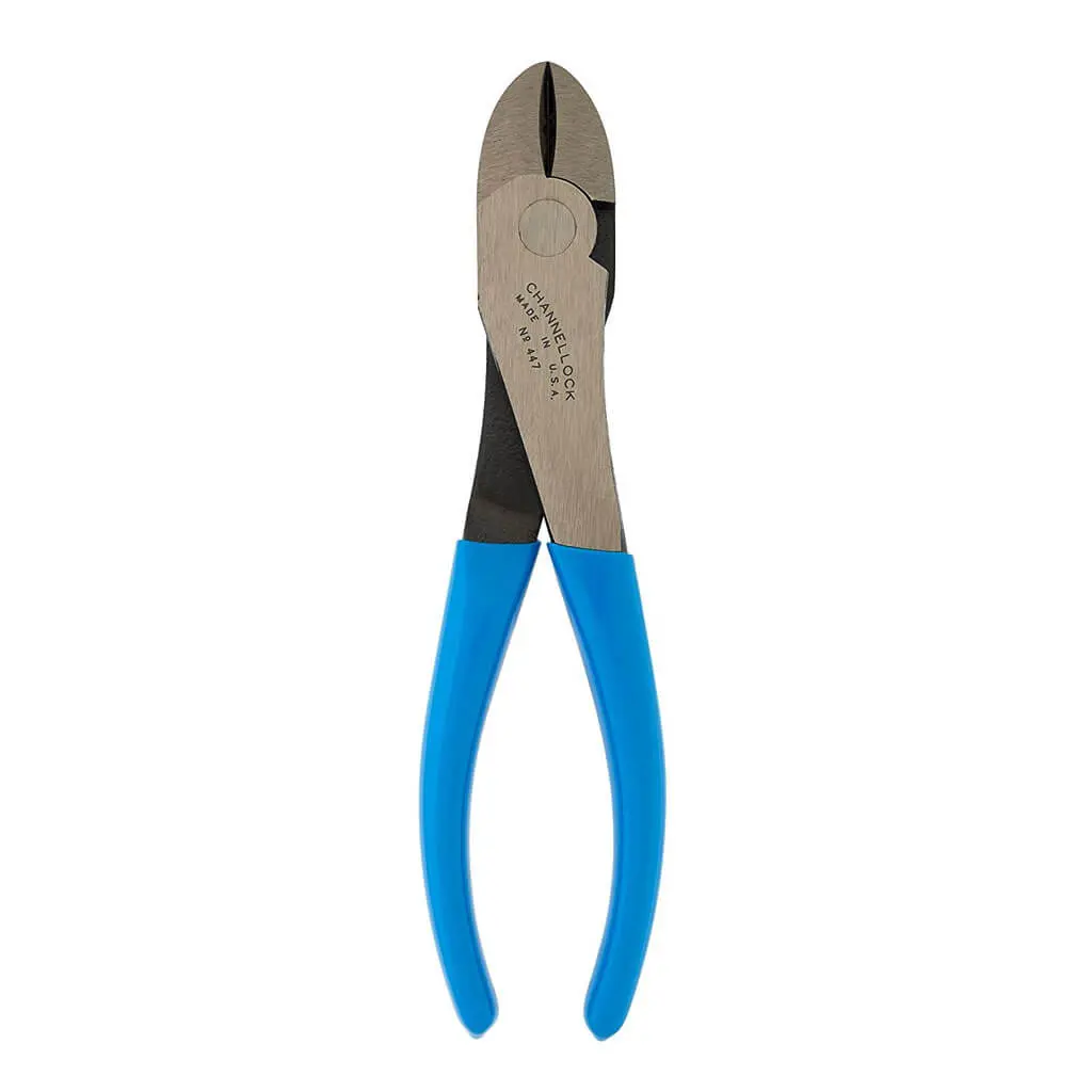 Channellock 447 8 In. High‑Leverage Curved Diagonal Cutting Pliers 1